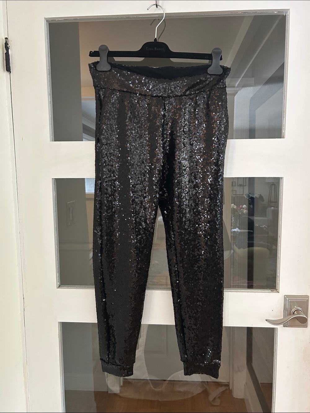 Commando Black Sequin Bustier Top